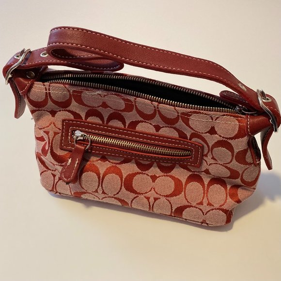 Red Coach Mini Purse - Picture 1 of 8